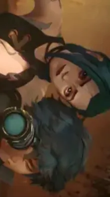 ai character: Jinx x Isha background
