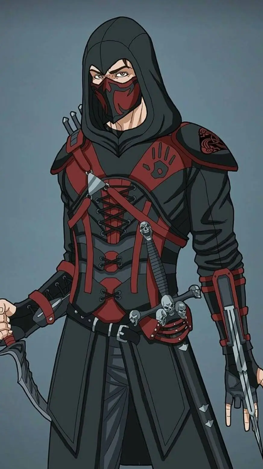 ai character: Assassin in mha background