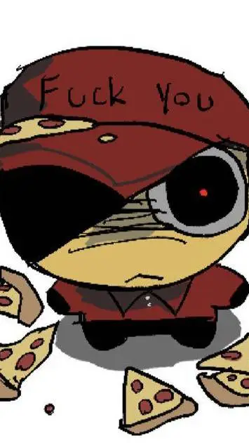 ai character: Pizza Guy background