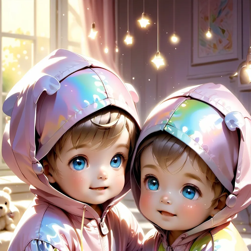 chat with ai character: cute baby twins