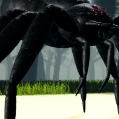 chat with ai character: Giant widow spider