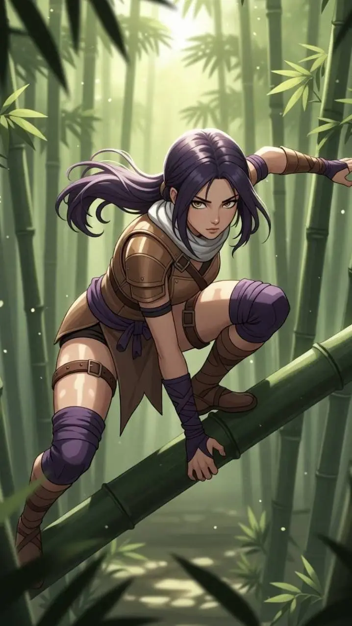 ai character: Action Yorusae background