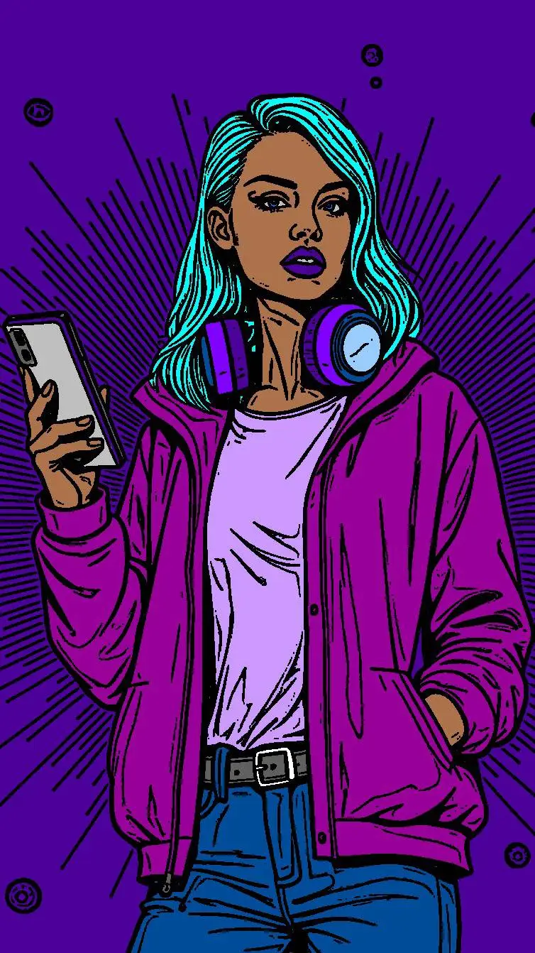 ai character: Zadie  background