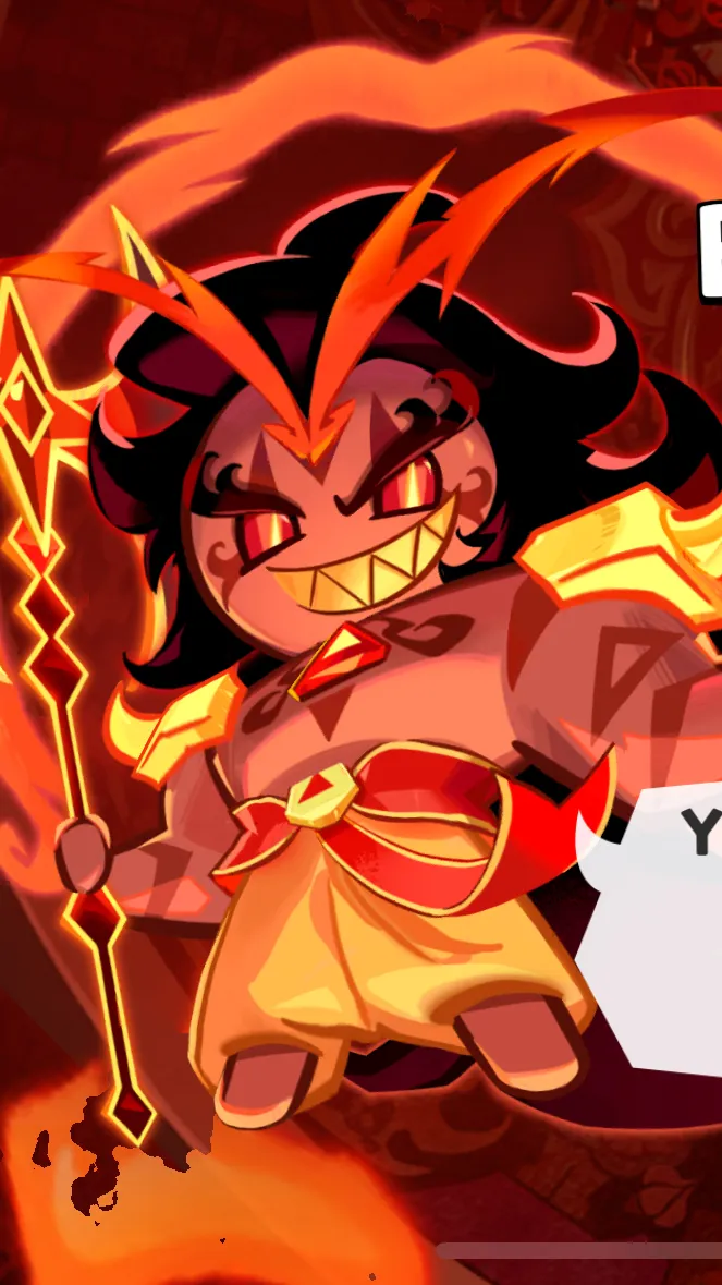 ai character: Burning spice!! background