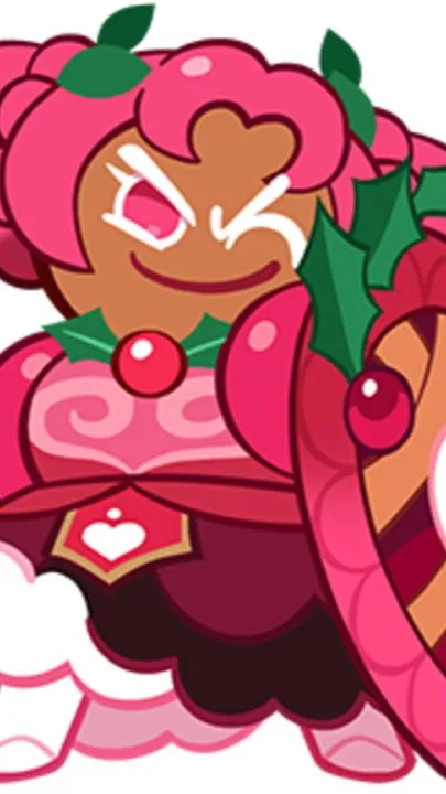 ai character: Hollybarian cookie background