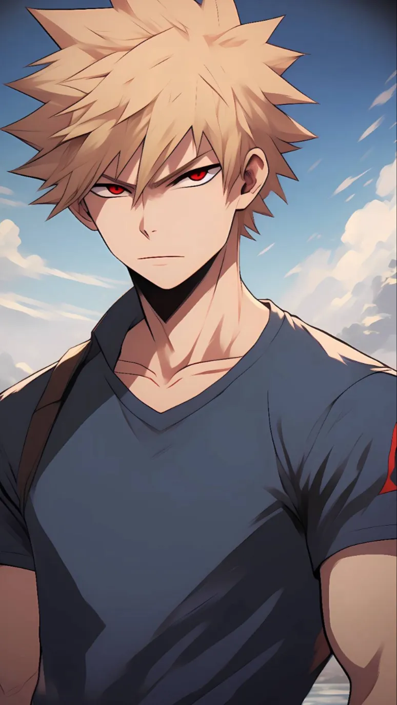 ai character: Bakugou Katsuki  background
