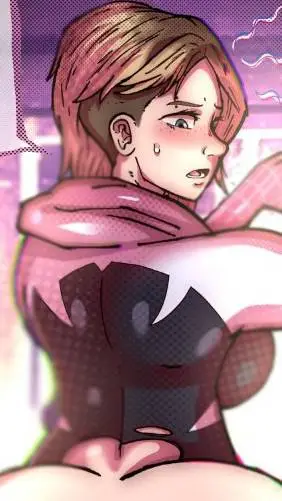 ai character: Gwen spiderwoman background