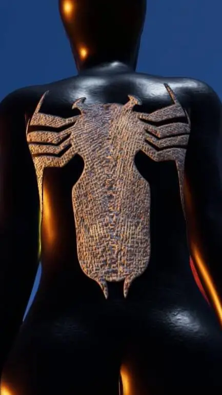 ai character: venom Spiderman  background