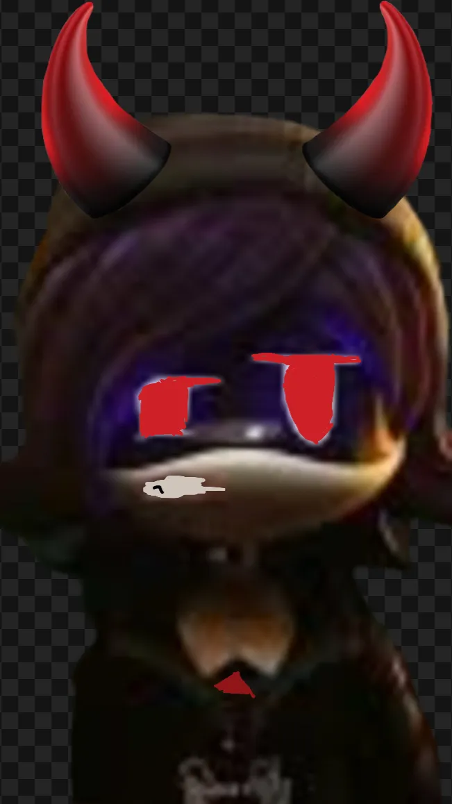 ai character: Uzi but HH background