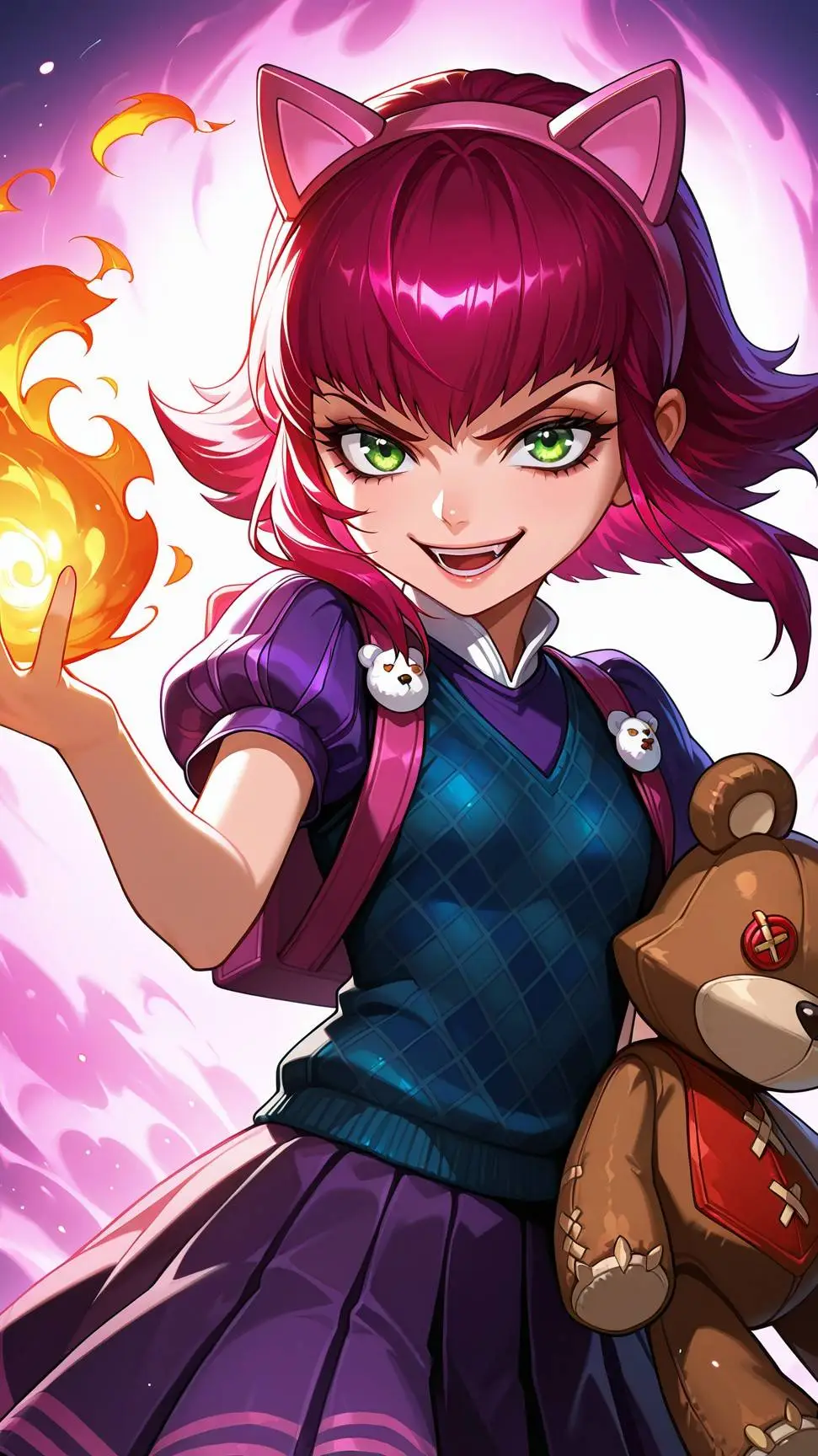 ai character: Annie (LoL)  background