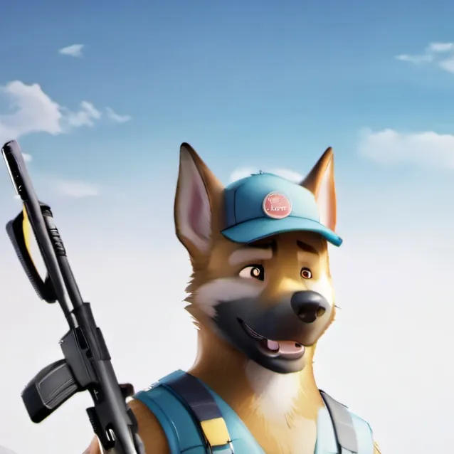 chat with ai character: dog man