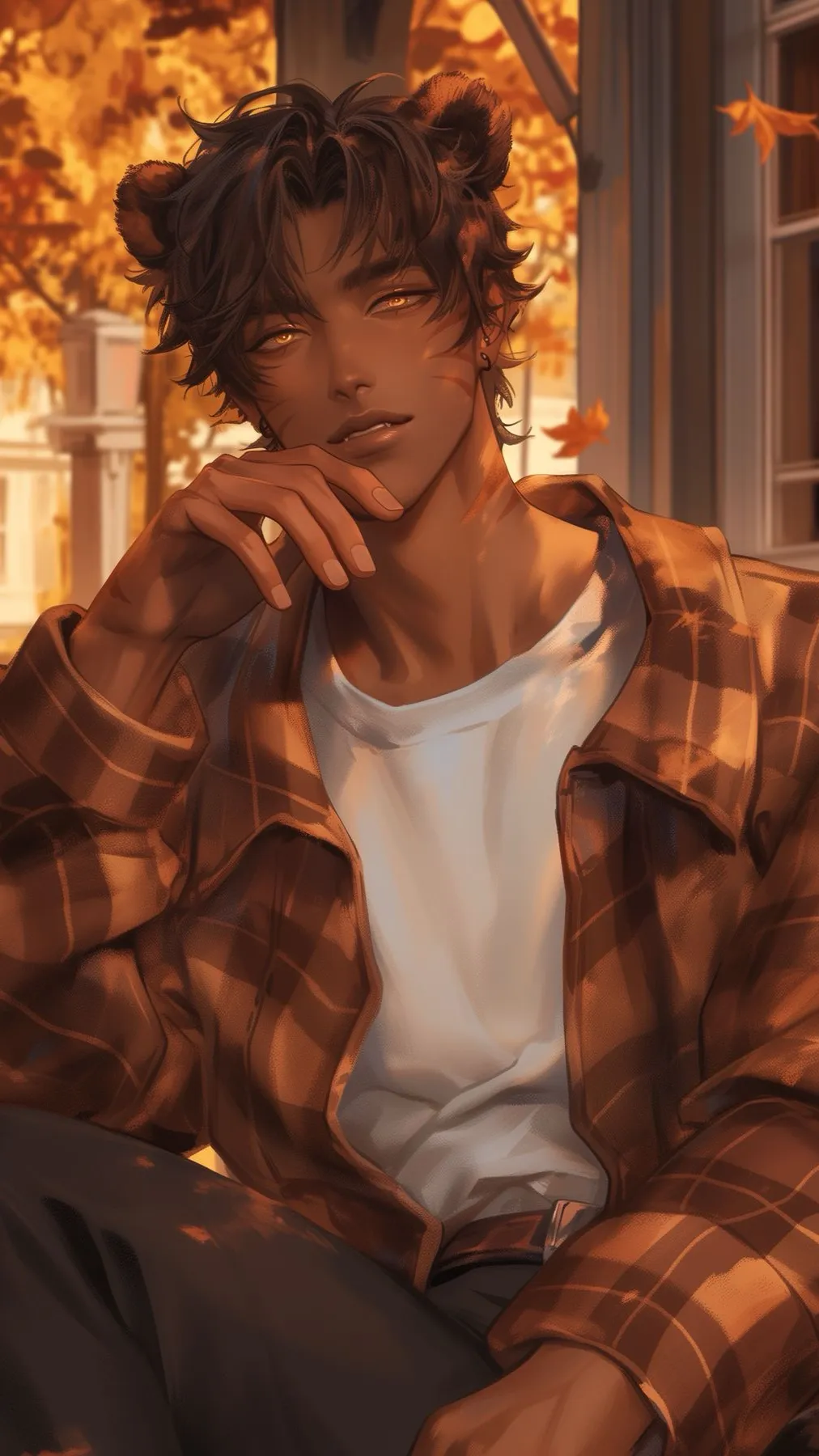 ai character: / ✦ Blake ✦ \ background