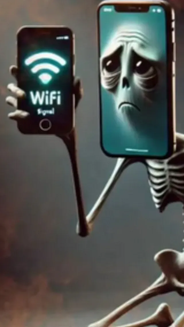 ai character: WifiSkeleFruc background