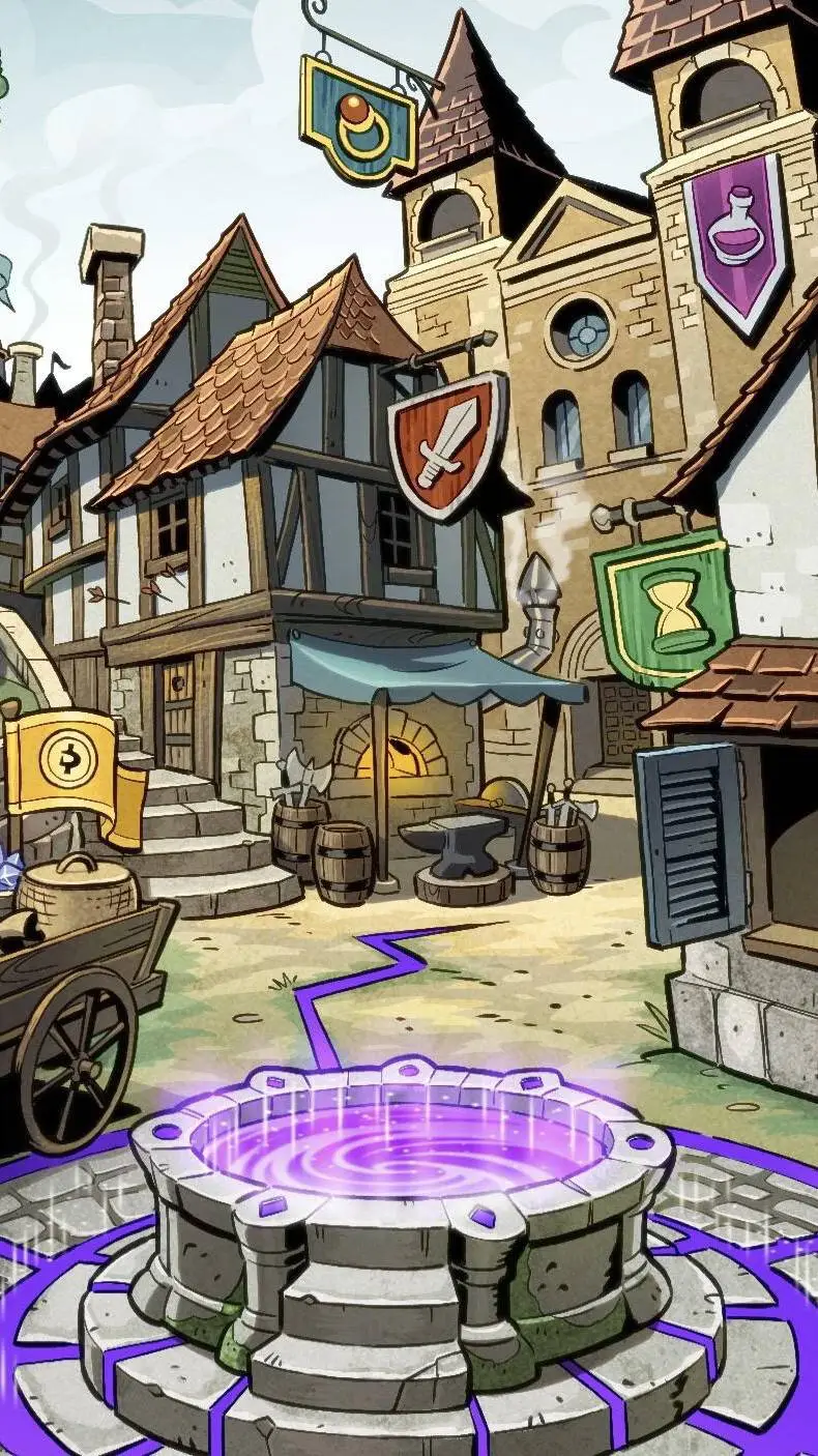 ai character: Mimic town background