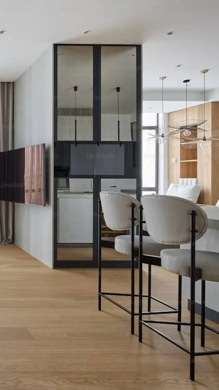 ai character: Living house background