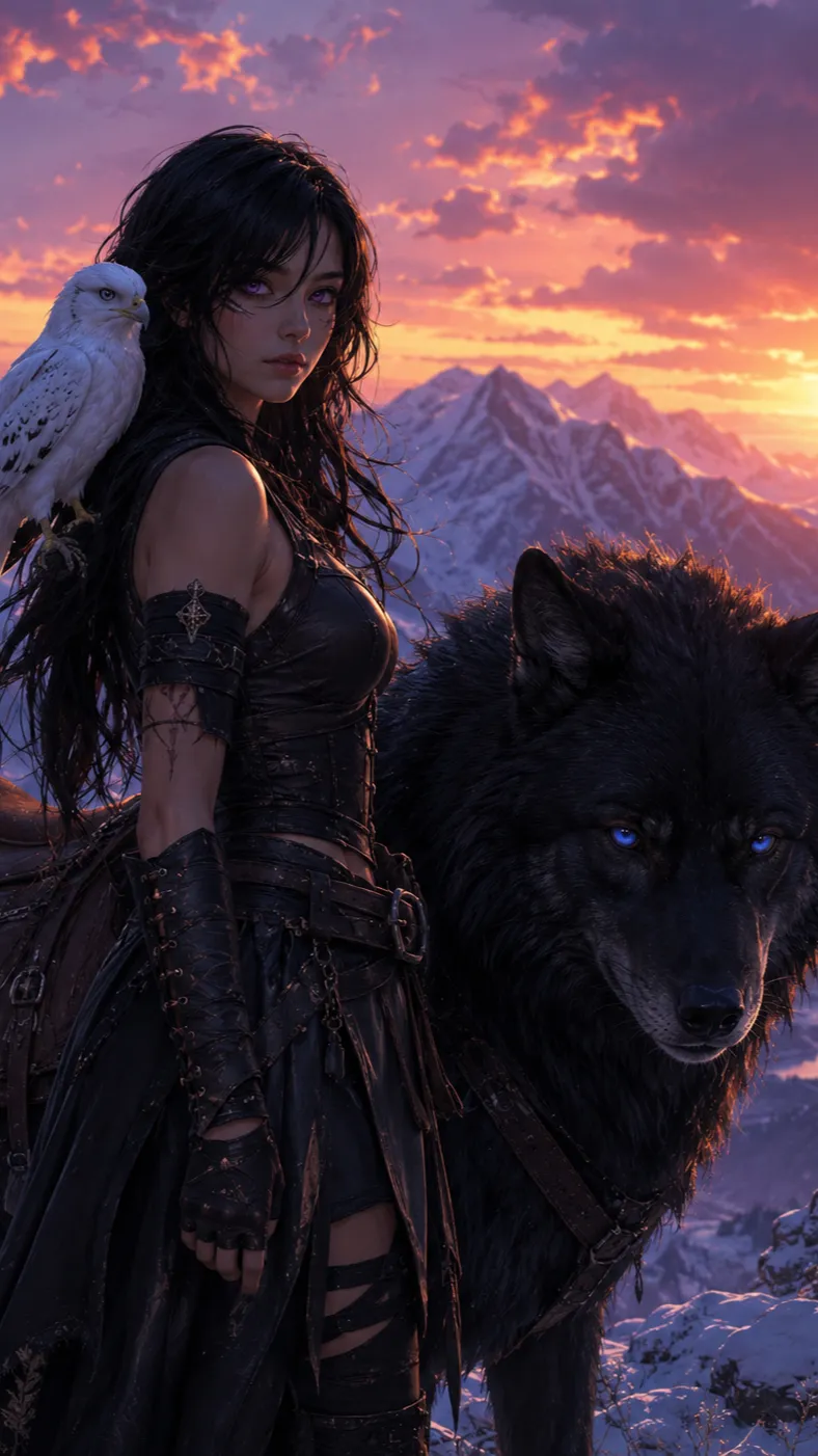 ai character: Frozen background