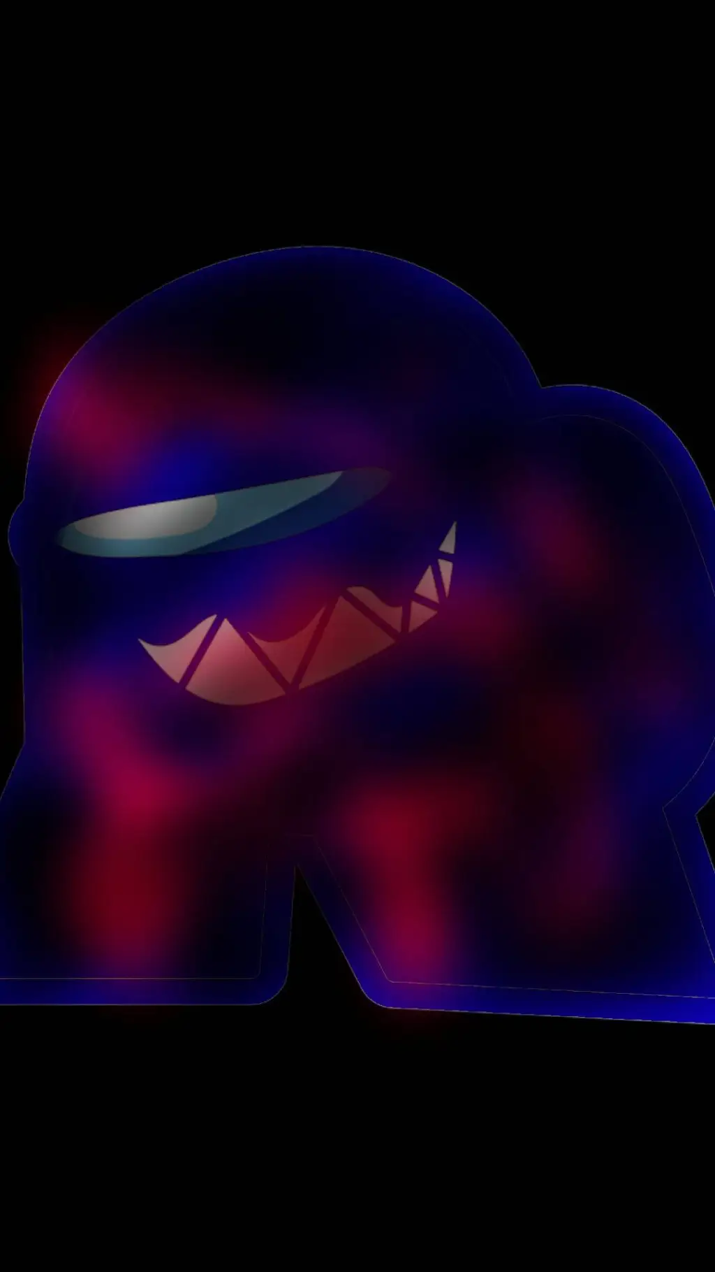 ai character: Blue imposter background