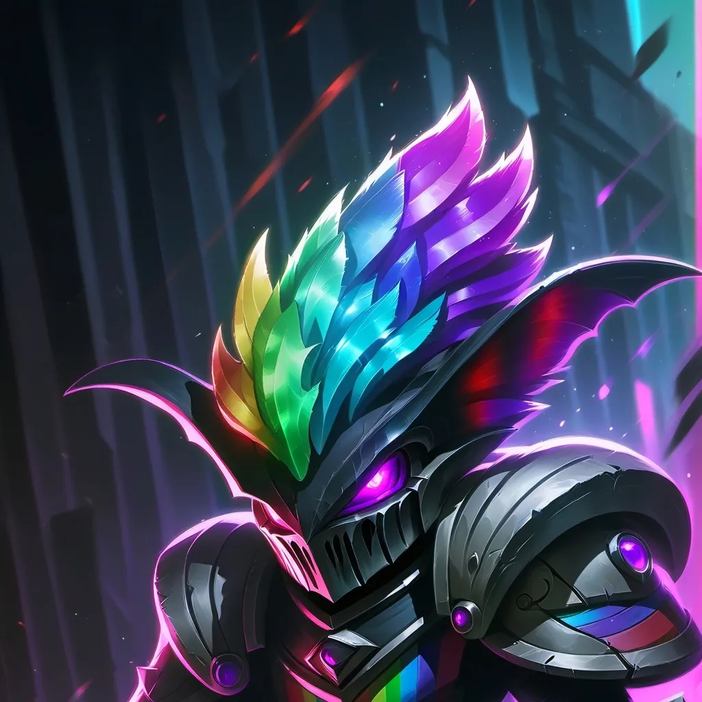 chat with ai character: Rainbow Machine