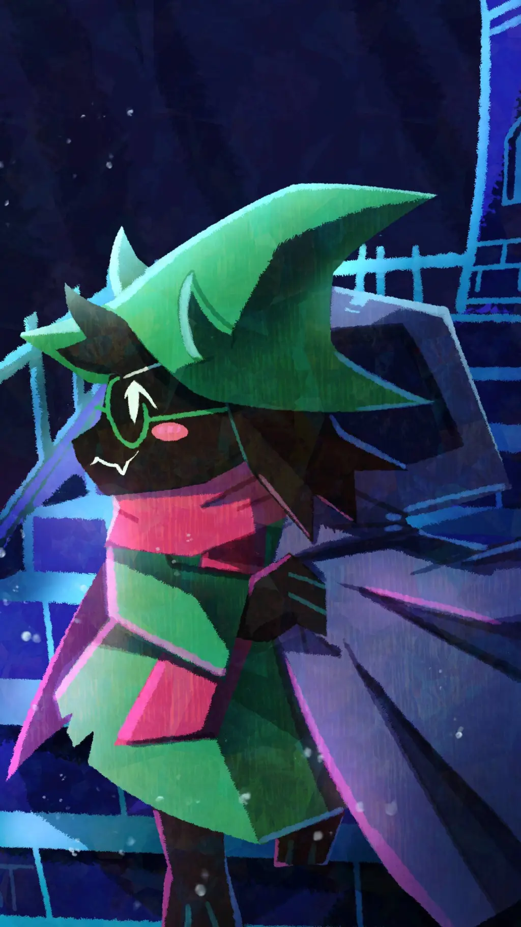 ai character: Yandere Ralsei background