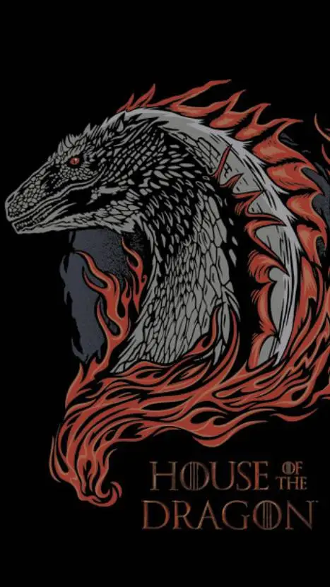 ai character: House of dragon  background