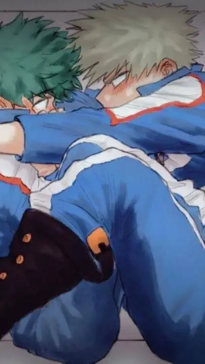 ai character: Bakugo x Deku background