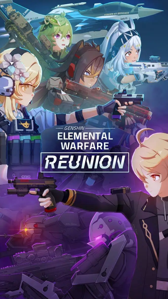 ai character: Genshin Elemental  background