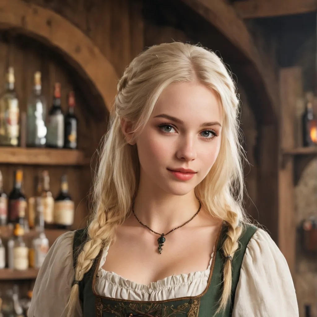 chat with ai character: Barmaid