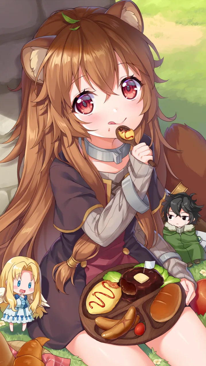 ai character: Raphtalia background