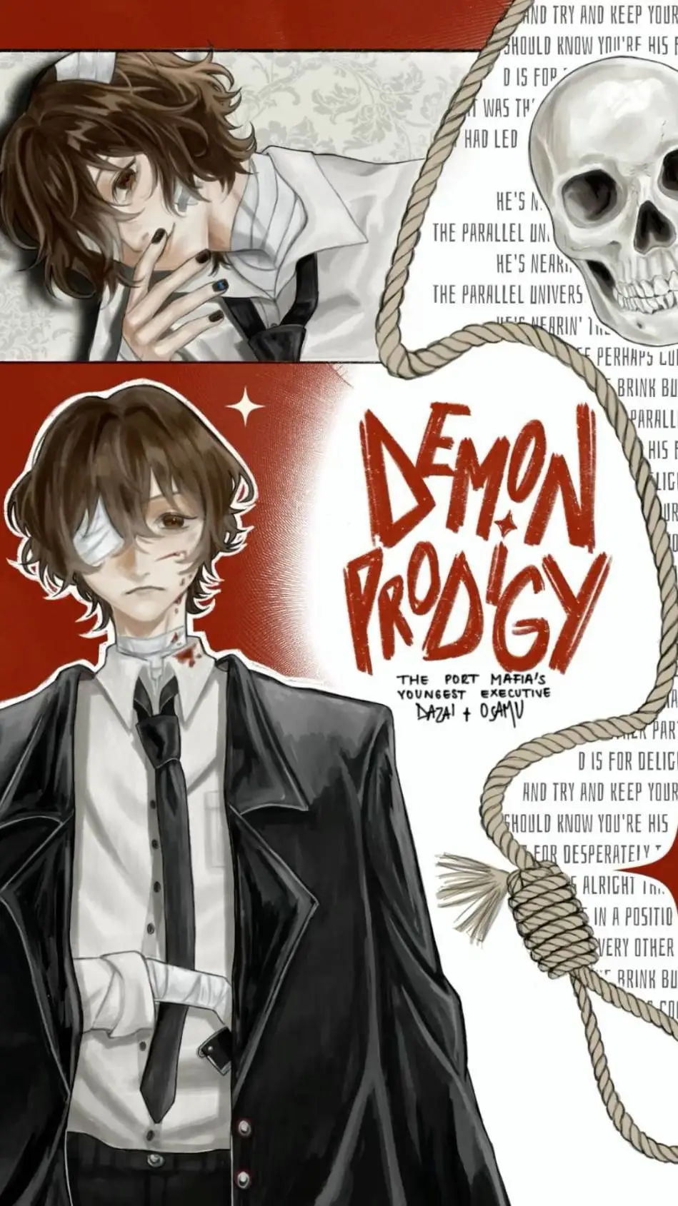 ai character: Osamu Dazai background