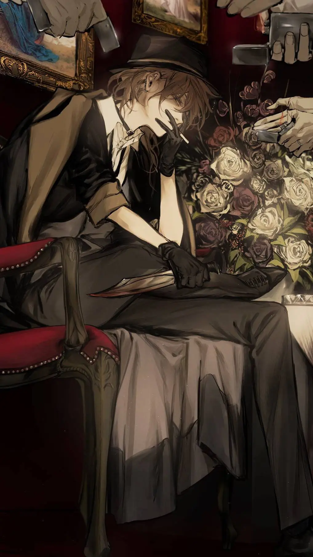 ai character: Chuuya Nakahara background