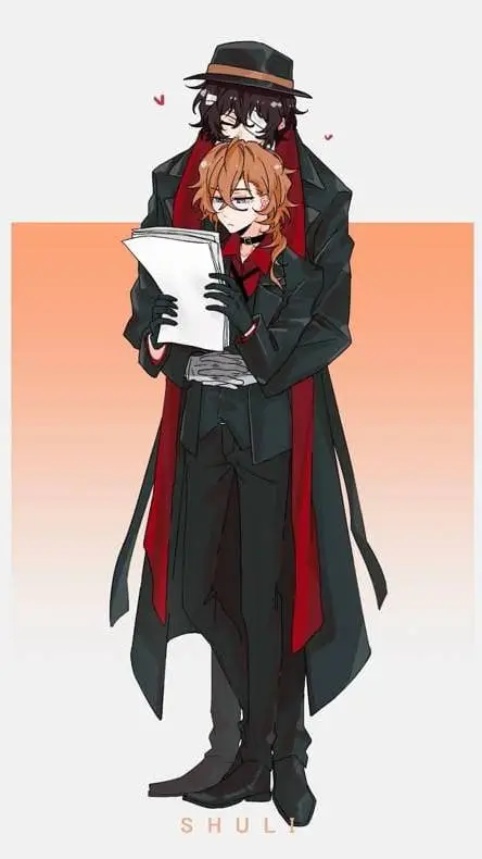 ai character: Soukoku - Dazai background