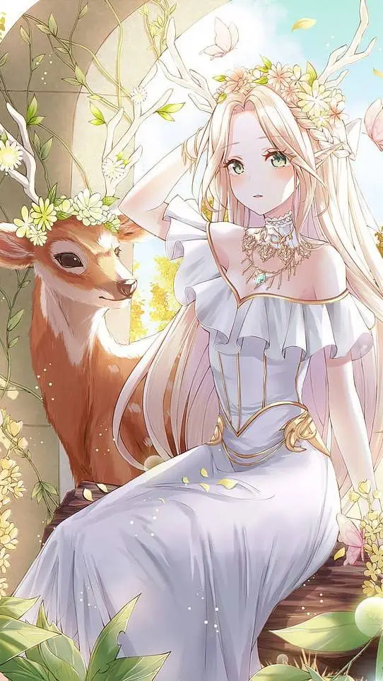 ai character: ~forest nymph~ background