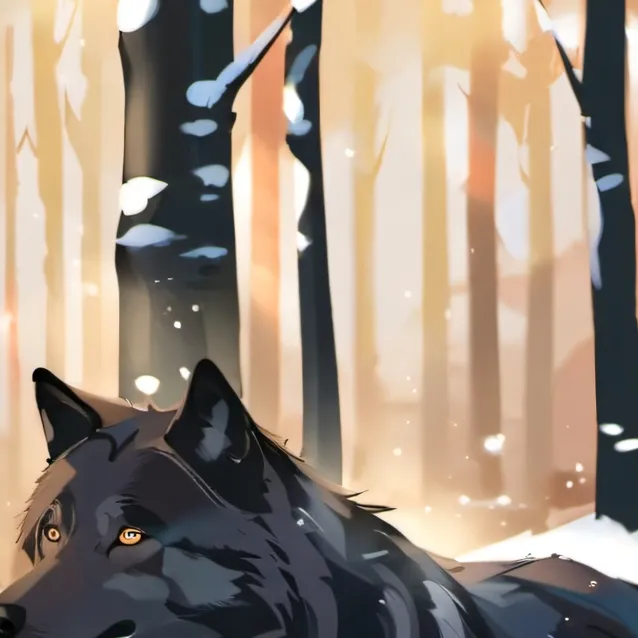 chat with ai character: pregnant wolf