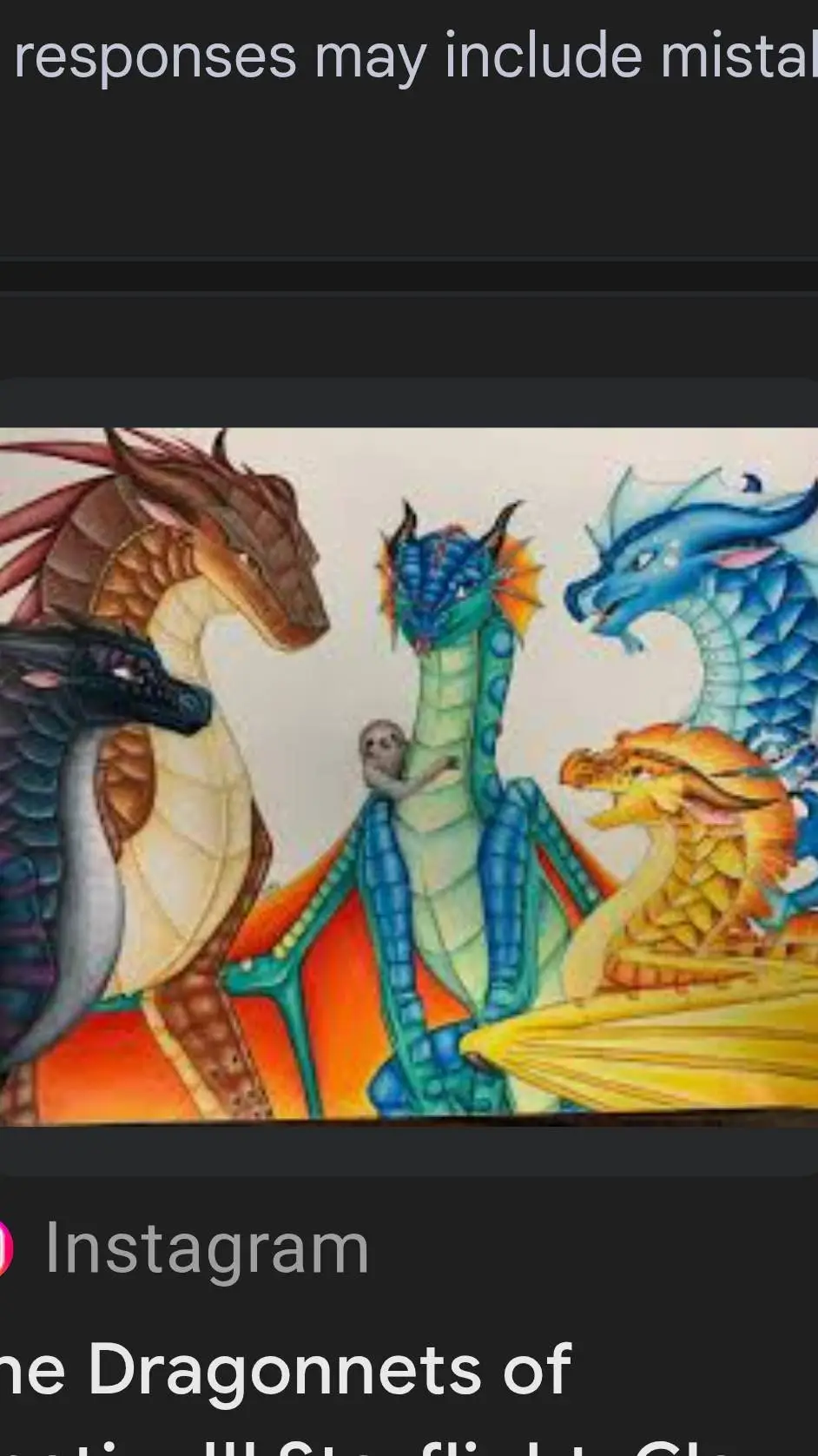 ai character: Wings of fire DOD background