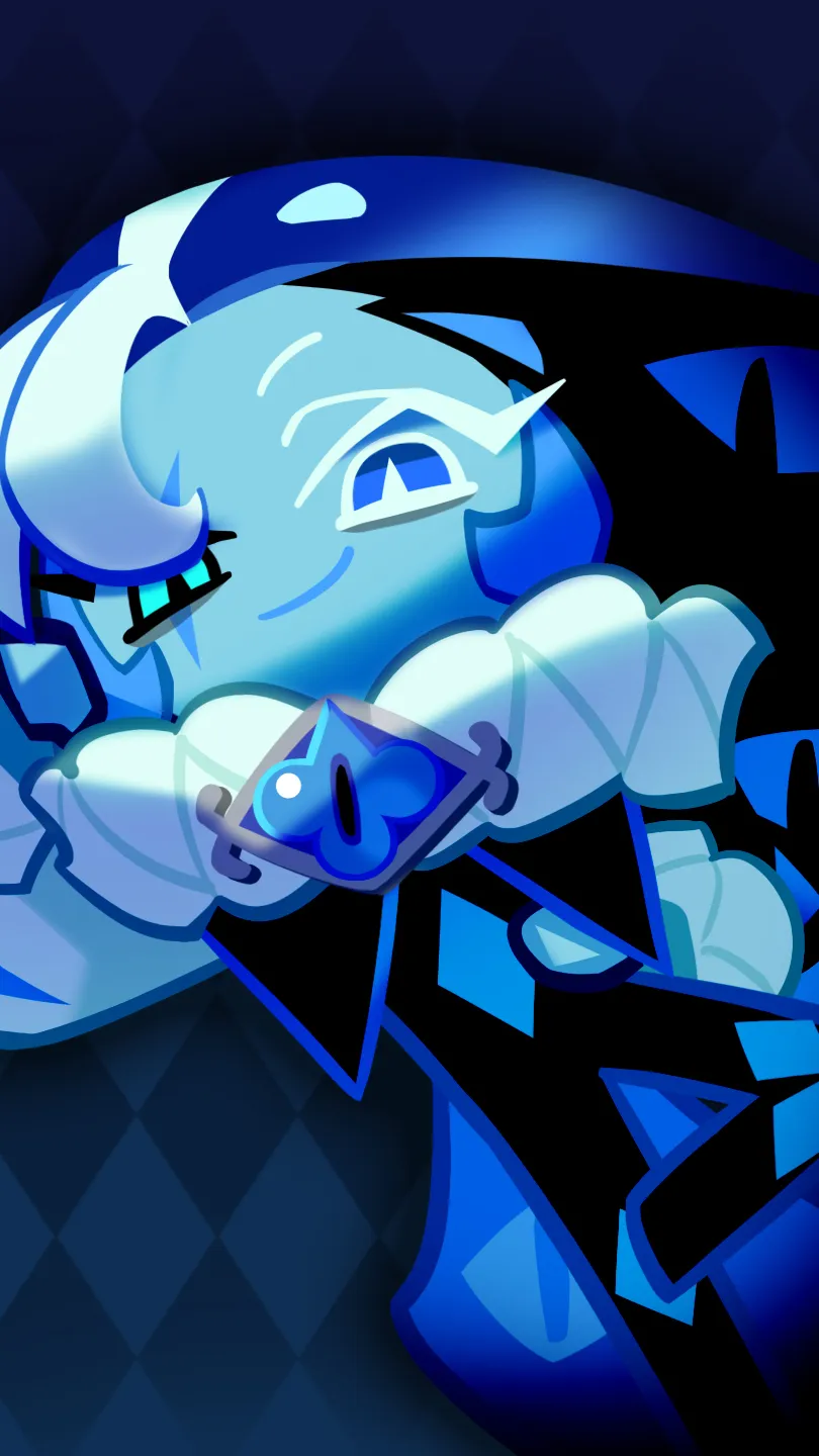 ai character: Shadow milk cookie background