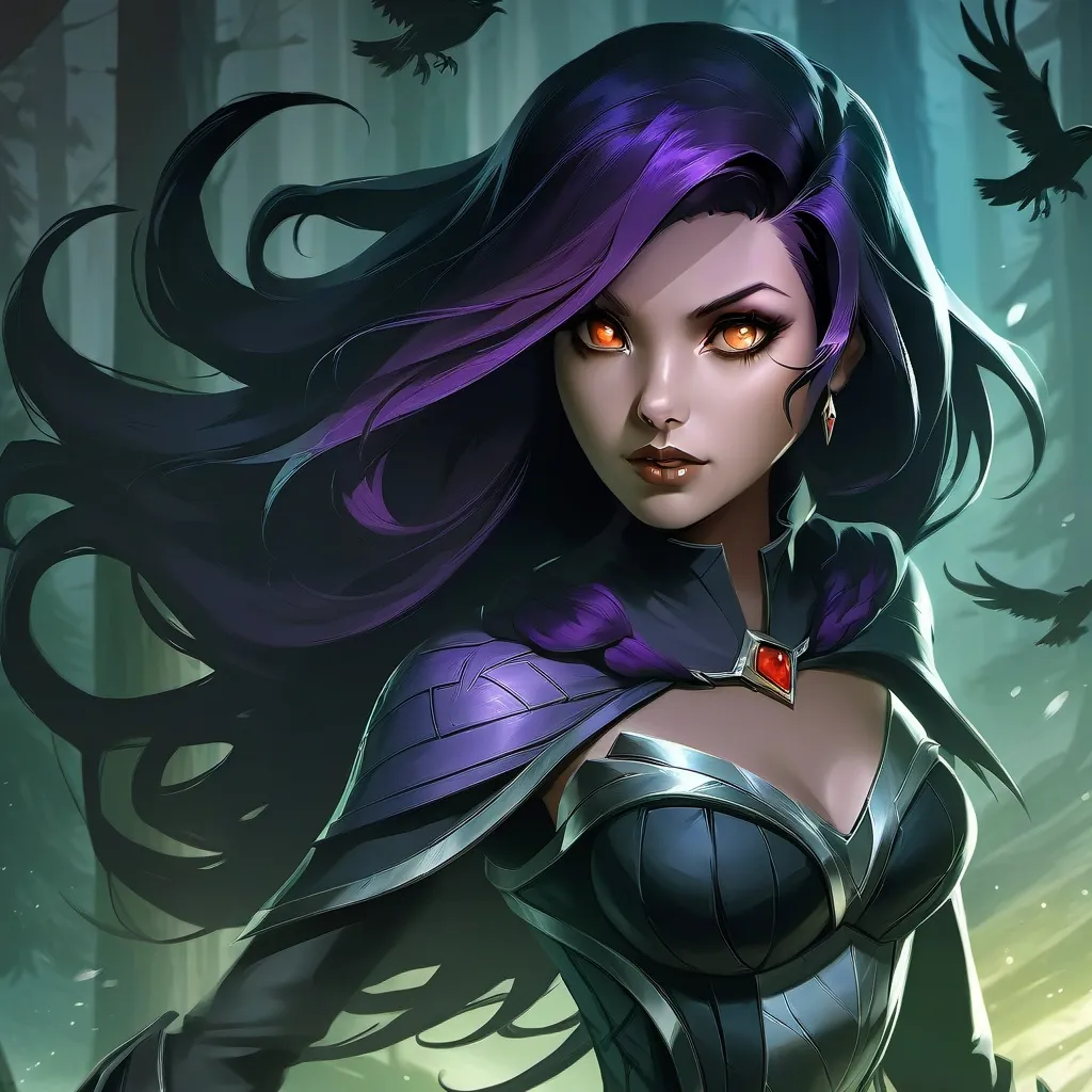 chat with ai character: raven