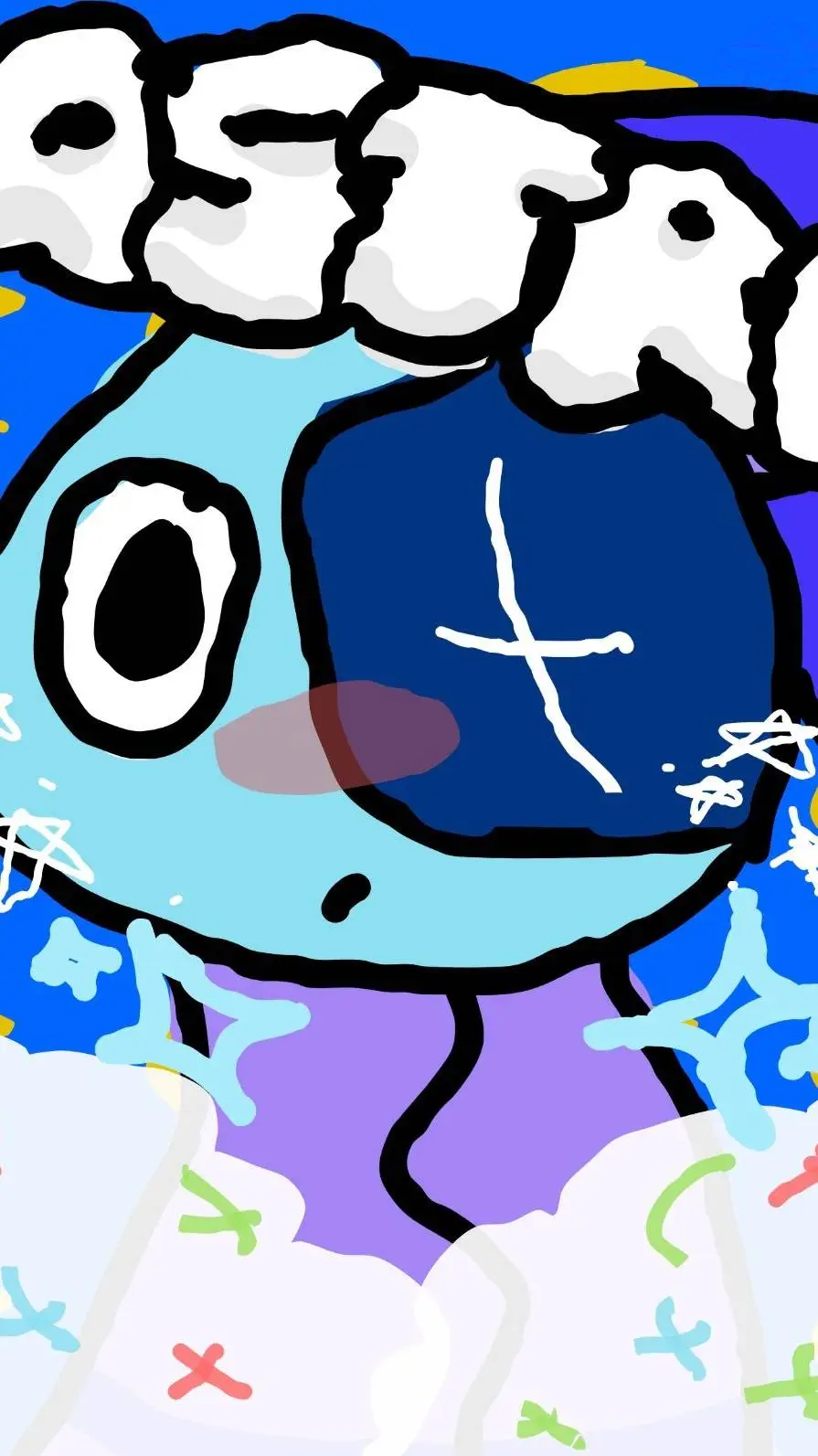 ai character: Dandys world  background