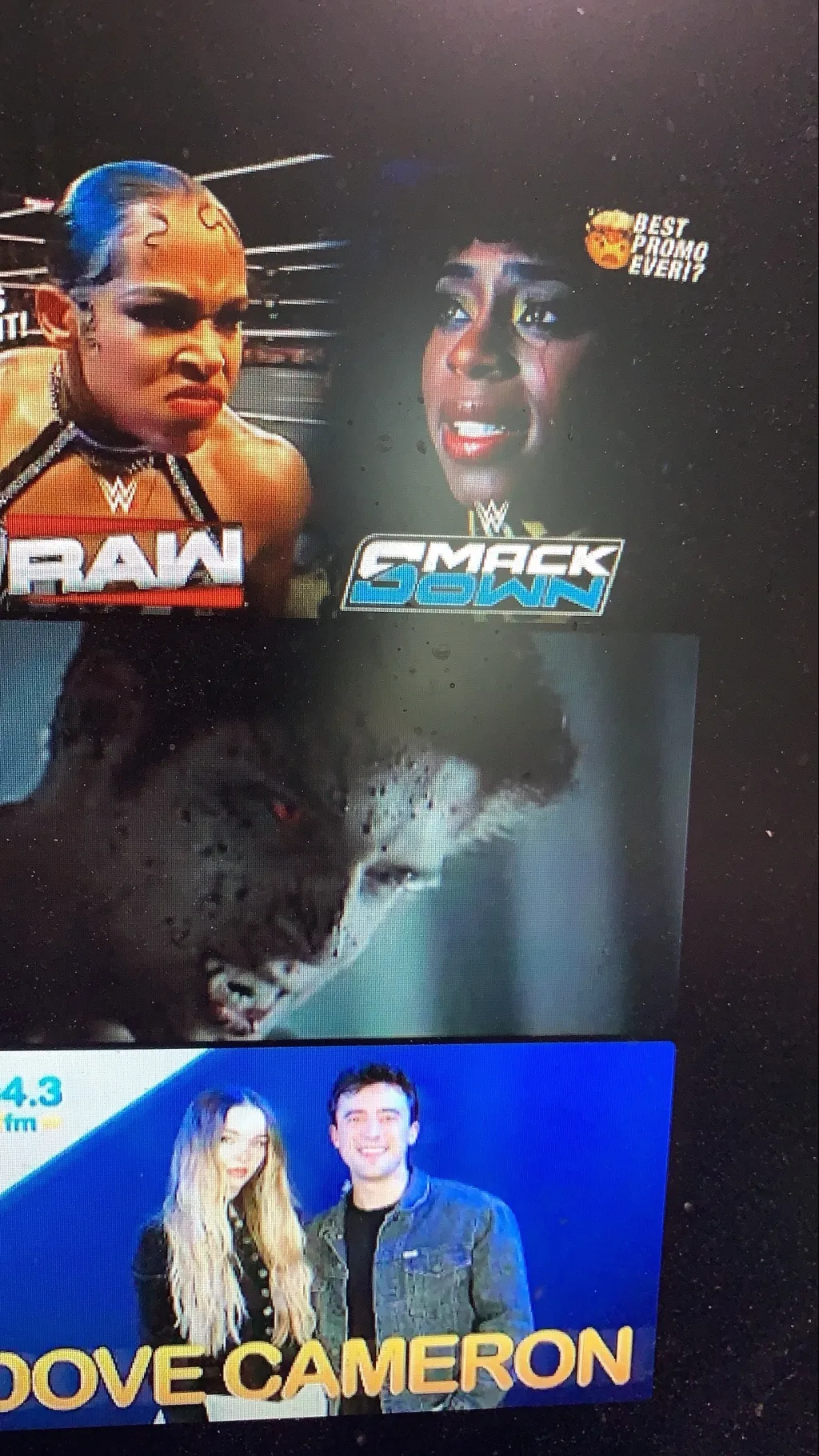 ai character: Wwe raw  background