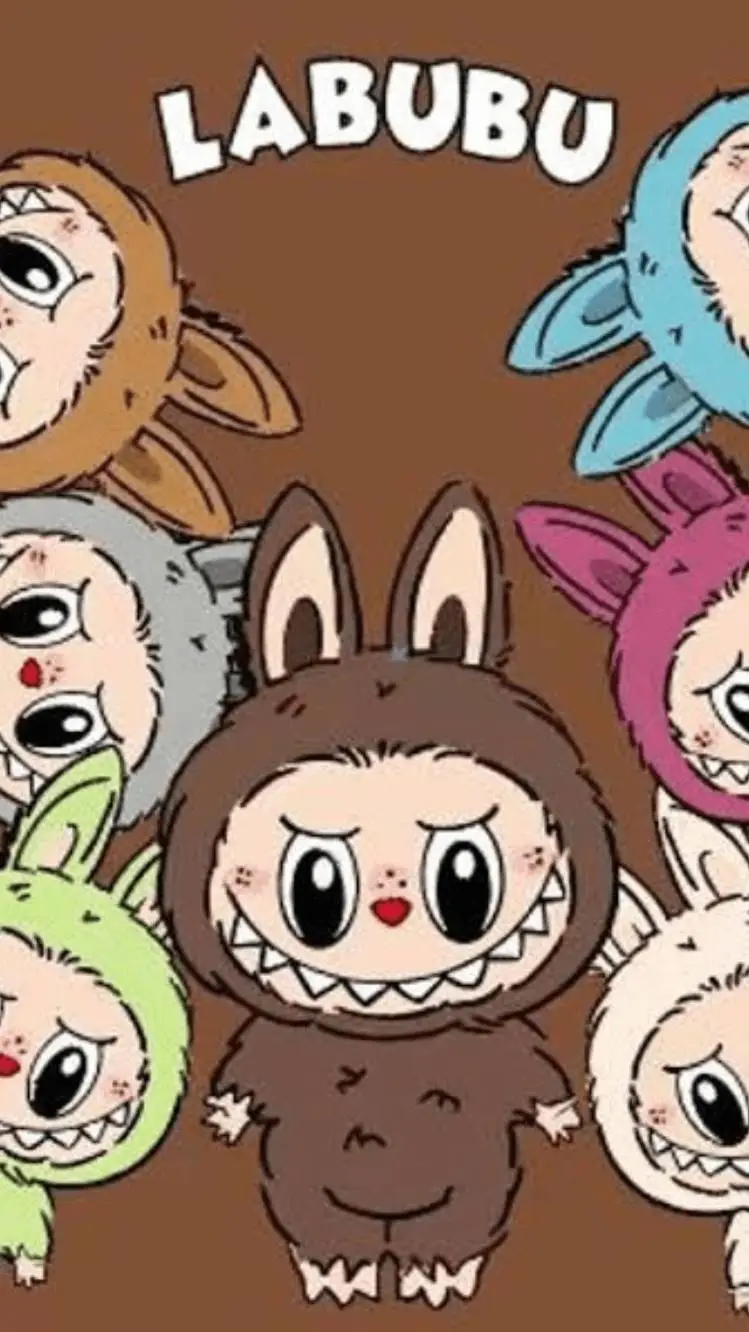 ai character: Labubu background