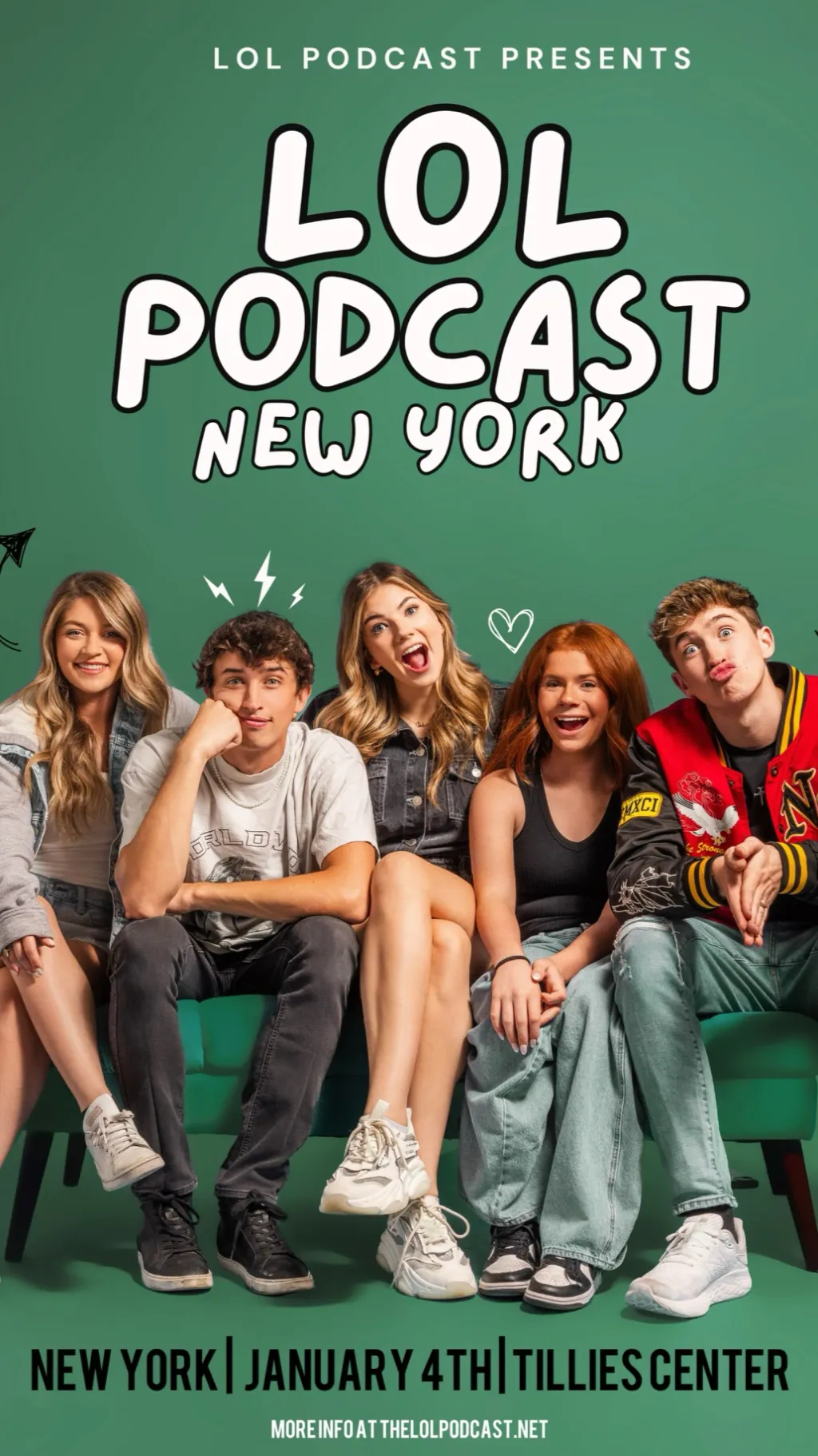 ai character: Lol podcast  background