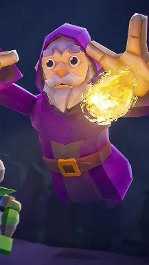 ai character: Wizherd VR background