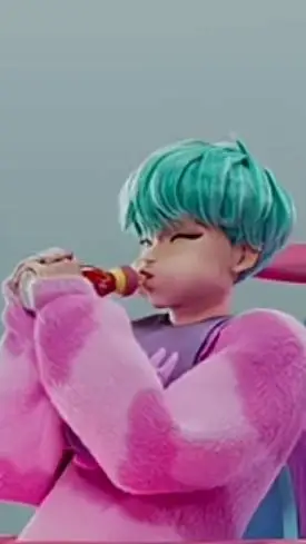ai character: BABY SAJA !! background