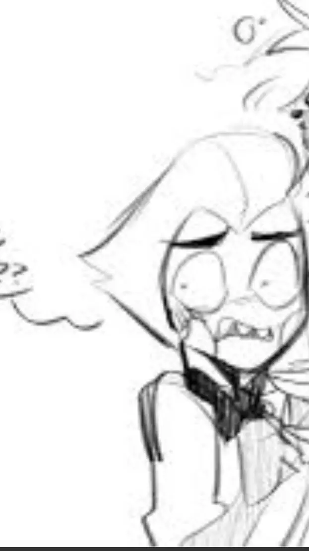 ai character: 📻🍎 alastors sick.. background