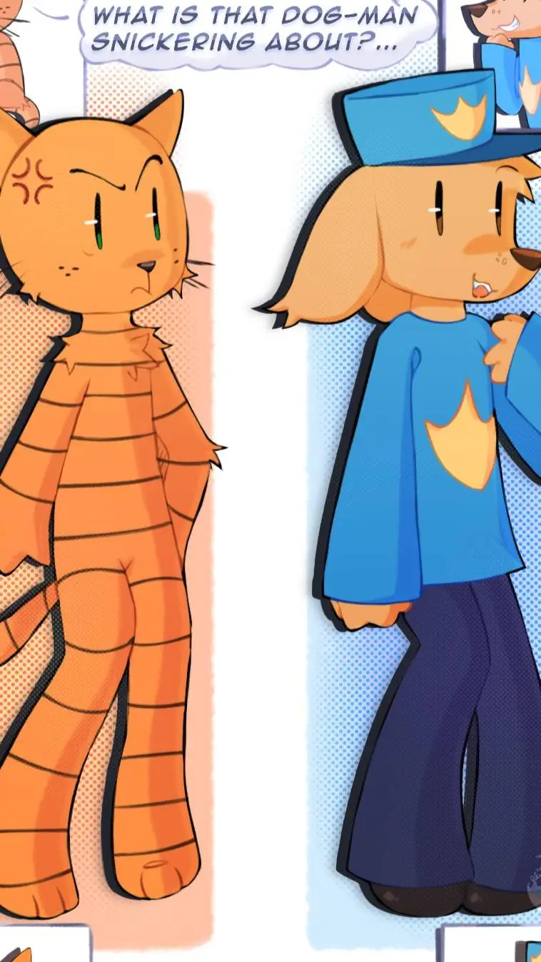 ai character: Dogman x Petey background