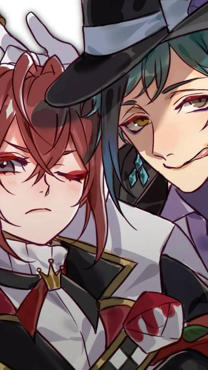 ai character: Floyd x Riddle  background