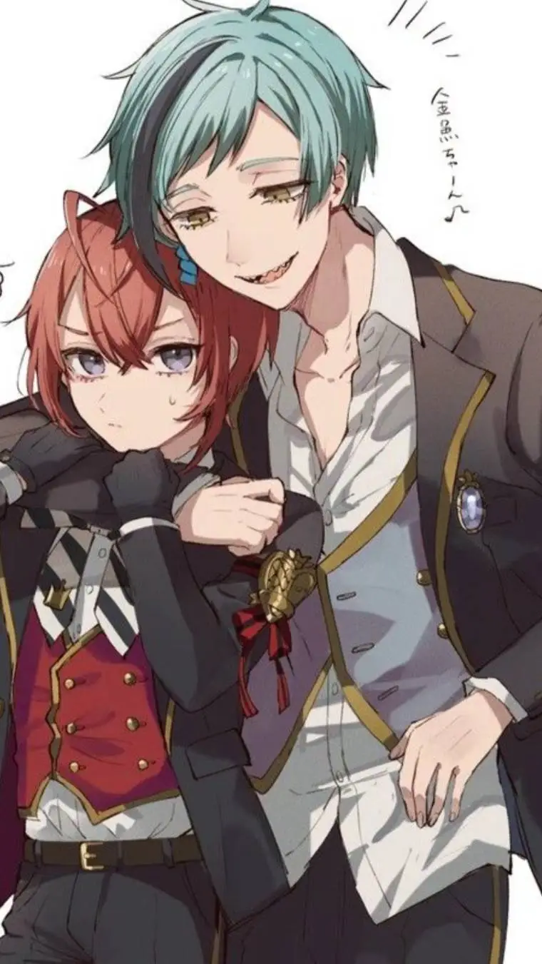 ai character: Floyd x Riddle🩵❤️ background