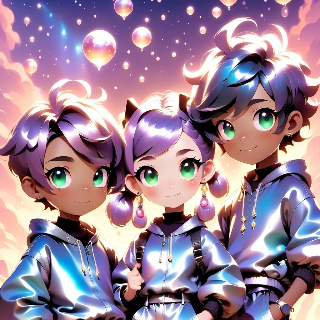 chat with ai character: simple Trio