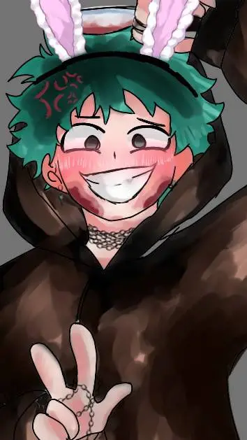 ai character: ~bunny Izuku~ background