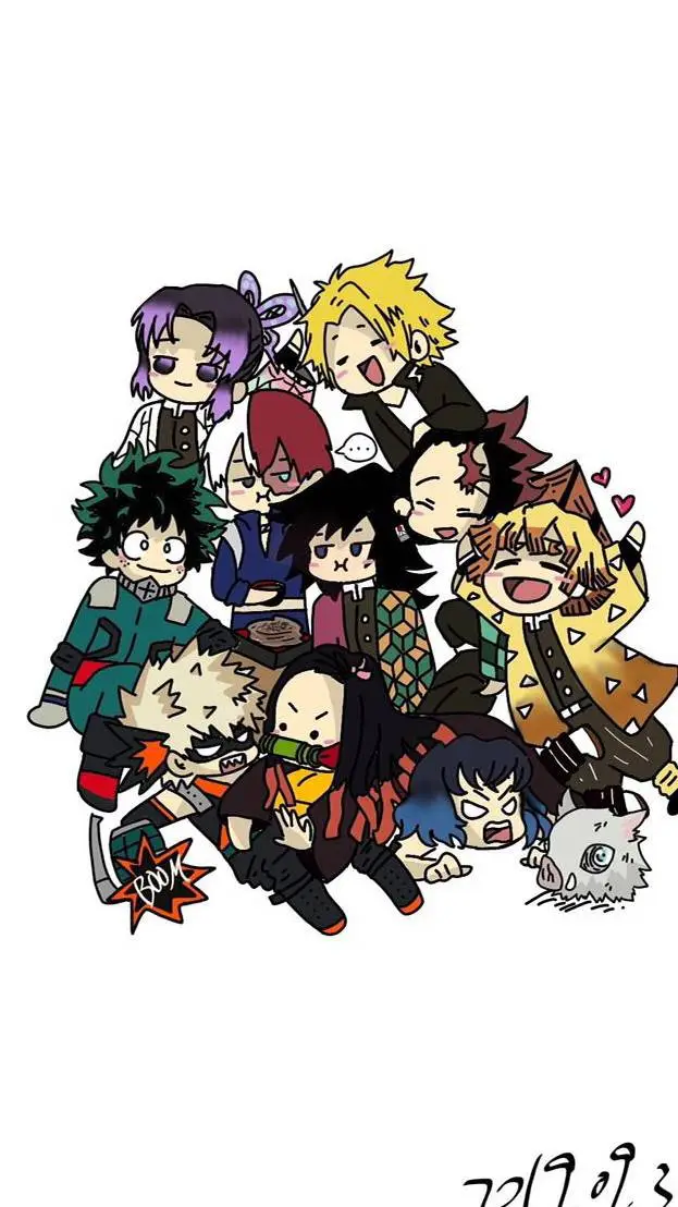 ai character: ~kyn x mha~ background