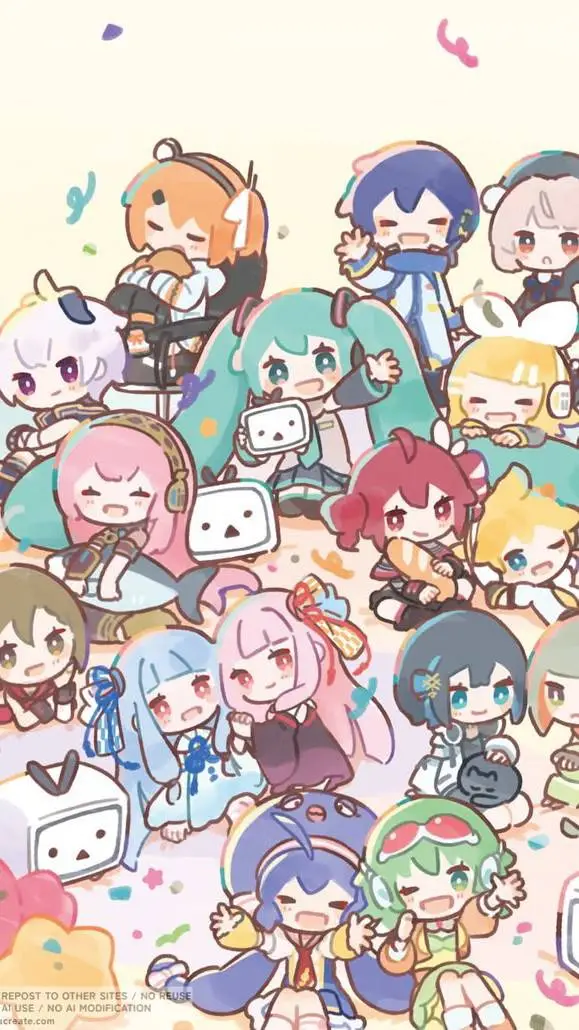 ai character: ~vocaloid hangout~ background